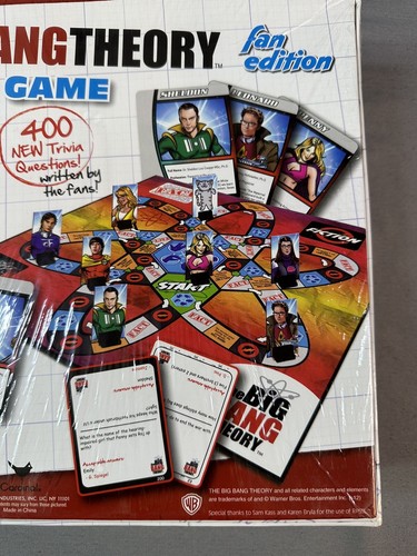 The Big Bang Theory Fan Edition Trivia game *Brand New* SEALED! - Picture 6 of 8