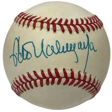 Fernando Valenzuela Signed Rawlings National League Baseball Dodgers JSA COA C