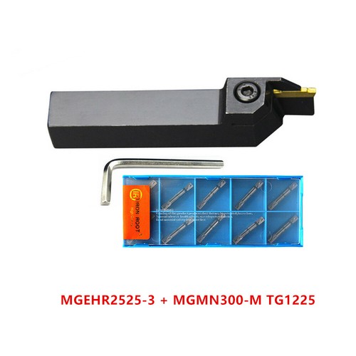1P MGEHR2525-3 Werkzeughalter + 10P MGMN300-M TG1225 CNC Hartmetall-Einsatz für P.M.K - Bild 6 von 6