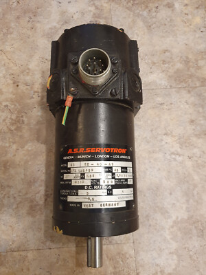 A.S.R. Servomotor mit Tacho Typ  SD 22-40 A1 4000U/min.