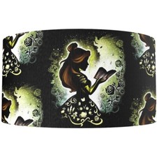 3 inch Grosgrain Ribbon HAIR BOWS 1163729 Princess Belle Beauty Movie Cartoon