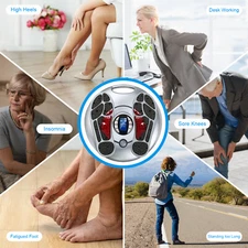EMS Foot Stimulator Massager Machine Improve Blood Circulation Leg Neuropathy
