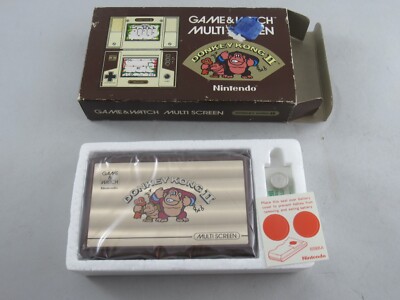 Vintage Nintendo Game & Watch Multi Screen Donkey Kong II JR