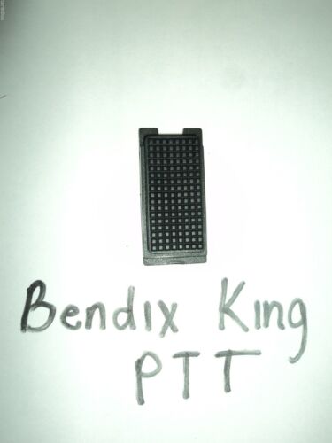 8 PULSANTE PTT GOMMA di ricambio Bendix King BK radio DPH GPH EPH LPH comando - Foto 3 di 12