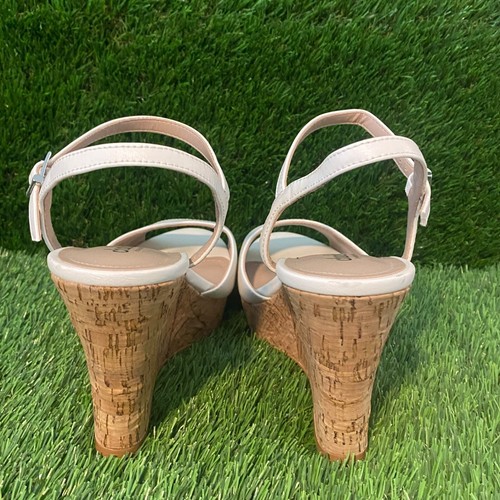 Charles by Charles David THE LAMBERT Women's Platform Wedge Sandals White Size 9 - Picture 3 of 8