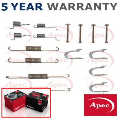 Apec Rear Brake Shoes Fitting Kit Fits Nissan Almera 2000-2006 1.5