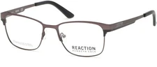Kenneth Cole Reaction KC0789 009 Gunmetal Optical Eyeglasses Frame 52-17-140 RX