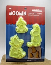 KAI Moomin Little Mii  Snufkin Moomin Cookie cutter  with stamp mold  DN0600
