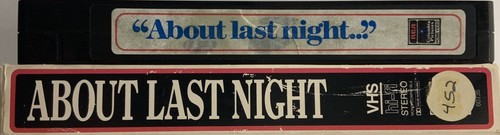 About Last Night 1987 VHS Rob Lowe Demi Moore James Belushi VHSshop - Picture 4 of 12