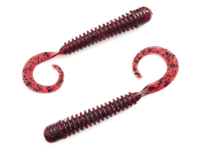 Noike Ring Curly 3inch 76mm 12pcs Gummiköder Made in Japan FARBEN 