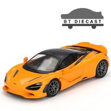 MINI GT MCLAREN 750S 1/64 DIECAST MODEL CAR ORANGE MGT00814