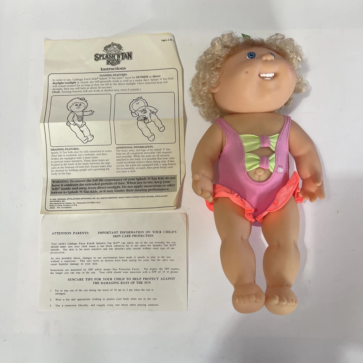 Tan cabbage patch doll deals