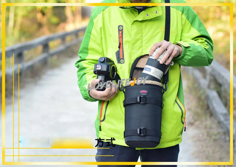 Waterproof DSLR Camera Shoulder Bag Large Lens Bag Case Pouch Padded 150-600mm - Image 4 of 4