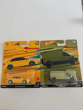 Hot Wheels Deutschland Design AUDI S4 Quattro - Mercedes-Benz Sprinter BL6