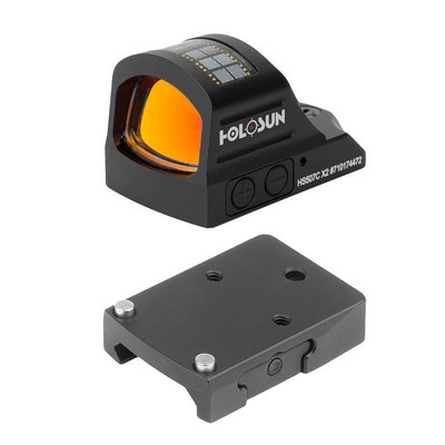 Holosun   HS507C X2 Micro Red Dot   Solarpanel