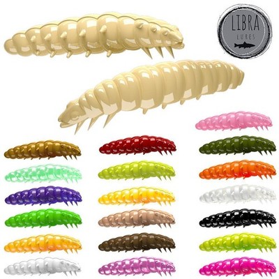 Libra Lures LARVA 45 Cheese | Bienenmaden Imitat Köder Käse 45mm Forellenköder