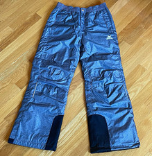 ZeroXposur Youth Insulated Snow Pants Gray Pink Ski Snowboard Winter Size 14/16