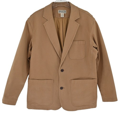 #ad #ad Retail $149 Duluth Trading Co Mens Fire Hose Chore Pocket Brown Canvas Jacket $59.95