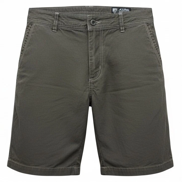Kuhl Shorts Mens 40 Dark Gray Outdoor Hiking Mountain Utility Cotton Nylon