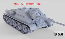 3D Printed 1/72/87/48 Soviet Su  85 Tank model Unpainted