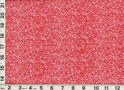 Light Dots on Dark Bright Orange Quilting & Sewing Fabric by the Yard #537