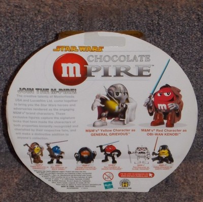 2005 Star Wars Chocolate M-pire M&M's Obi Wan Kenobi & General