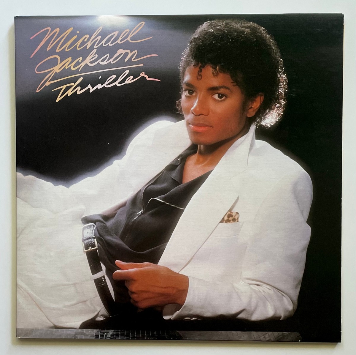 NEAR MINT!! Vtg 1982 MICHAEL JACKSON Album THRILLER Record 1ST