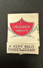 Vintage MATCHBOOK Swisher Sweets Unstruck Matches
