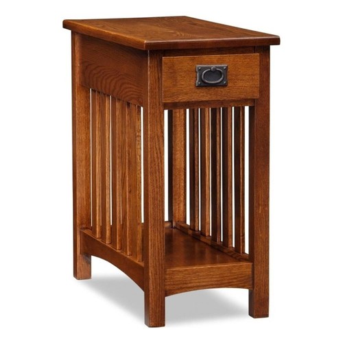 Leick Furniture Mission Wood End Table in Medium Oak Brown - Bild 2 von 7