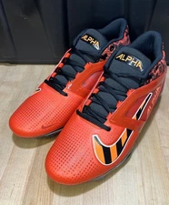 Nike Alpha Menace 4 Pro NRG Picante Red Black Football FQ3984-600 Men's Sz 11.5