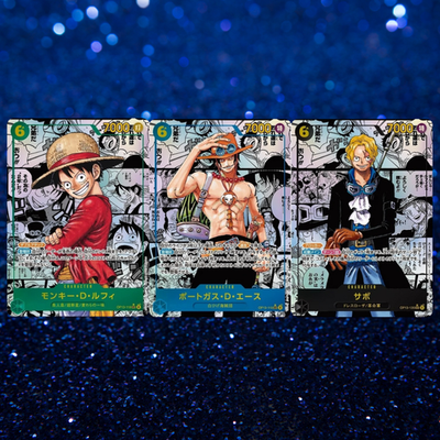 Luffy Ace Sabo OP13-118 119 120 Set SEC Manga Alt Art ONE PIECE