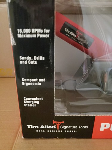 Pluma eléctrica Tim Allen Signature Tools inalámbrica 16 k rpm giratoria nueva rara de colección difícil de encontrar nueva en caja - Imagen 2 de 11