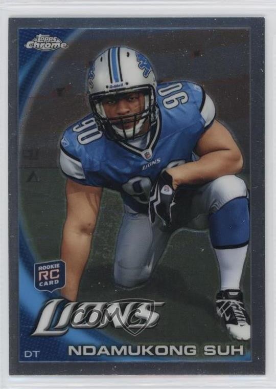 2010 Topps Chrome Ndamukong Suh (Kneeling) #C160 2m6