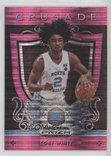 2019-20 Panini Prizm Draft Picks Crusade Pink Pulsar Prizm Coby White #61 wd9