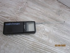Vintage 1985 Sony Watchman Portable TV Model FD-2A Powers On