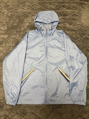 Stearns Dry Wear Men s Large Light Blue Packable Windbreaker Jacket
