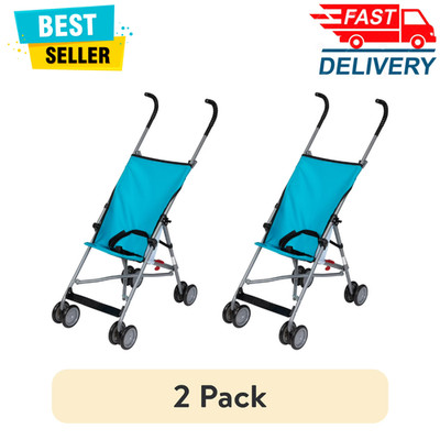 2 Pack Cosco Kids Comfort Height Umbrella Stroller, Lightweight Travel Toddler