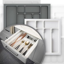 sossai&reg; Schubladeneinsatz Besteckkasten Besteckeinsatz f&uuml;r Schubladen 30 - 90 cm