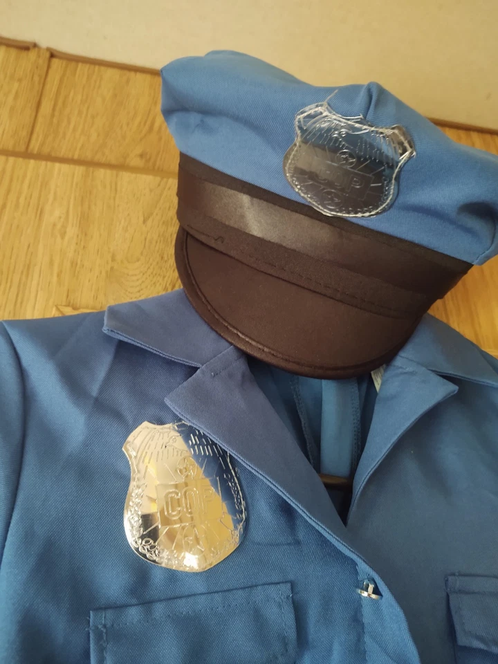 Niñas Oficial de Policía Uniforme Policía Halloween / Disfraz de Vestir - Juventud XL Foto 4 de 4