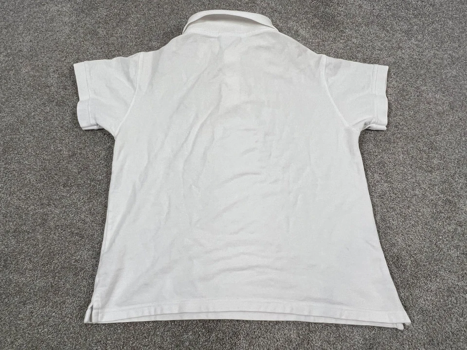 Polo Lacoste Para Hombre Blanco Piqué Cocodrilo Logo Hecho en Francia Manga Corta Foto 3 de 4