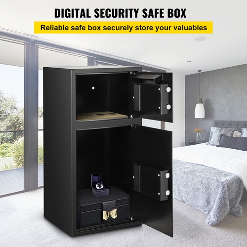 Uimoso Safe Box Electronic Digital Lock Keypad Home Security Gun Cash 2.6 C - Picture 2 of 12