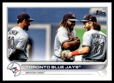 2022 Topps Toronto Blue Jays Toronto Blue Jays #109