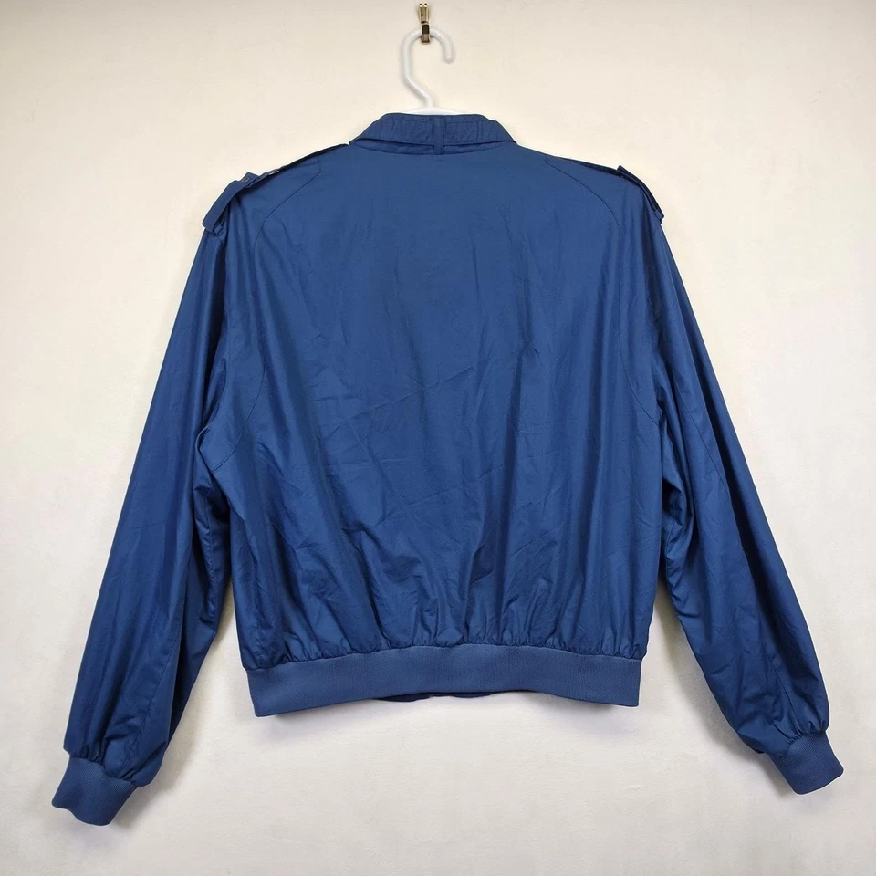 Chaqueta de bombardero vintage solo para miembros para hombre 46 azul aviador moto corredor retro clásica Foto 3 de 4