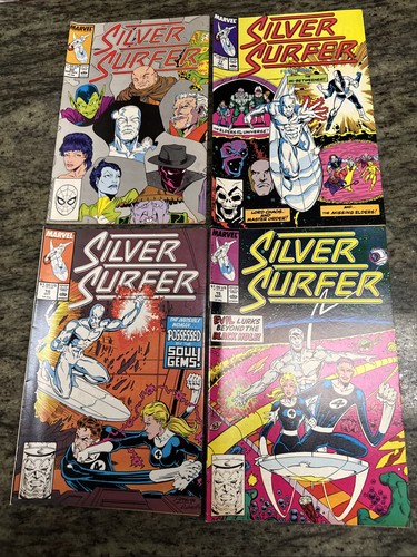 56 Vintage silver surfer comic book Marvel Spider-Man 1 2 3 - Picture 14 of 20