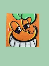 Atomiko Blotter Art 8 x 8 with COA Limited Edition Signed By Artist