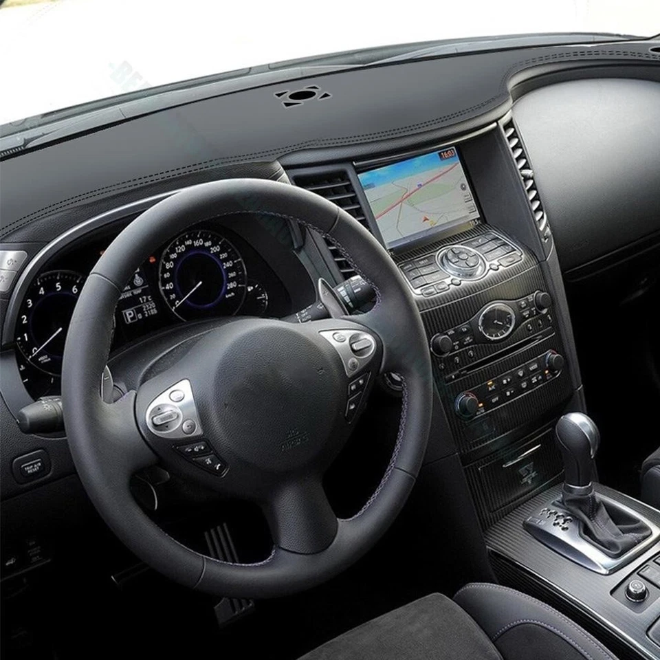 For Infiniti FX35 FX45 FX50 US Leather Dash Mat Non-Slip Dashboard Dashmat Cover Foto 3 de 4