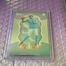 Panini 2025 Select Certified Rookies Cam Ward #2 Titans Rookie Football Card