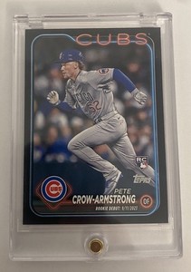 2024 Topps Update Pete Crow-Armstrong Black /74 RC Chicago Cubs #US91