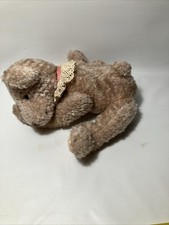 Vintage Rare Russ Berrie Eliza Plush 9 Golden Retriever Dog with Beans Laying