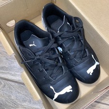 Black Puma Kids Soccer Cleats Size 2